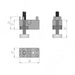 Превью картинка Eureka UNICO регулируемая опора, белый (UN795A02WH) #2