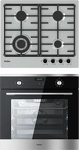 Превью картинка Haier духовой шкаф HOX-P09CGBX + газовая варочная панель HHX-M64CWFX #1