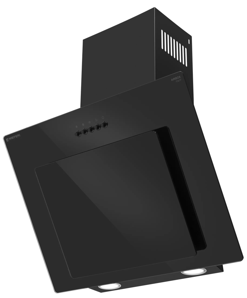 Фото Наклонная вытяжка Meferi AIRBOX60BK POWER