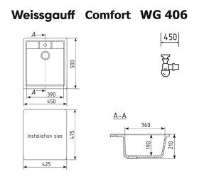 Картинка Weissgauff WG 406308 Comfort Onyx