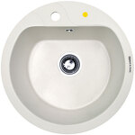 Превью картинка Гранитная мойка Zigmund & Shtain KREIS 505F Каменная соль #1