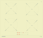 Превью картинка Индукционная варочная панель Meferi MIH604BG POWER #1