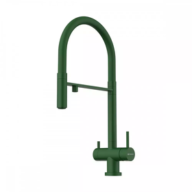 Картинка Omoikiri Kanto-RG латунь/royal green