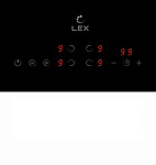 Превью картинка Электрическая варочная панель Lex EVH 6040B BL панель стеклокерамическая электрическая #2