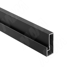 Картинка PULSE INTEGRO Профиль рамочный широкий, 45х20х20, черный (анод), L-6000 (IN09119A)