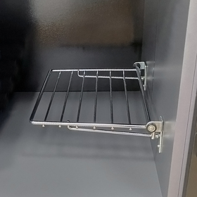 Картинка Plastimodul Универсальная полка NELA, откидная, хром