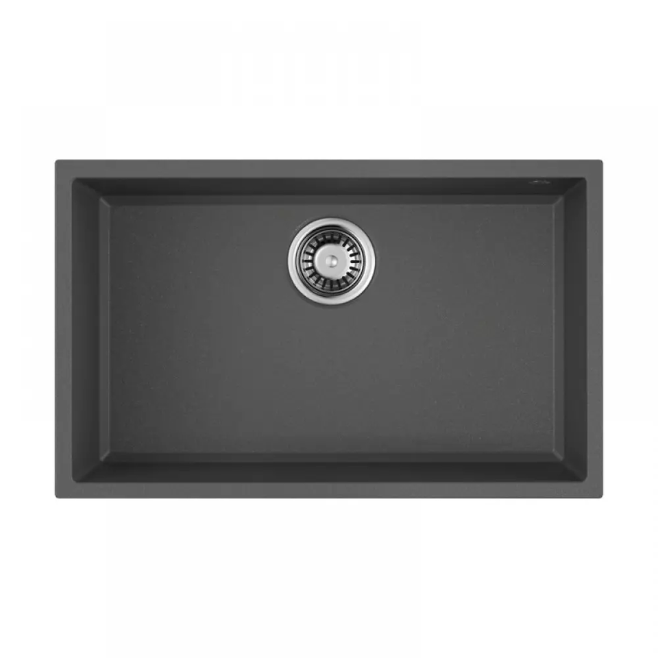 Фото Гранитная мойка Omoikiri Tedori 66-U-PL Tetogranit/платина