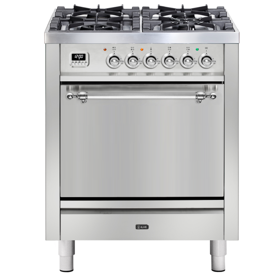 Фото Центр варочный ILVE P07DQNE3/SSC нержавеющая сталь (фурн. хром)