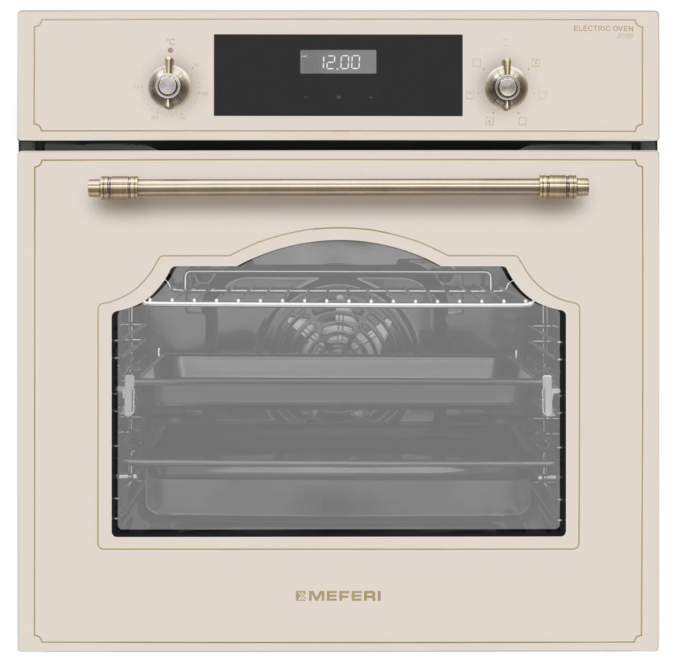 Фото Электрический духовой шкаф Meferi MEO606BG RETRO