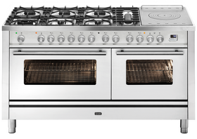 Картинка ILVE P15SDWE3/SS нержавеющая сталь (фурн. сатинированная сталь)