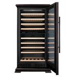 Превью картинка Шкаф винный  Meyvel Винный холодильник (шкаф) компрессорный MEYVEL MV99PRO-KBT2 (Тёмный шоколад) #6