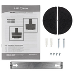 Превью картинка Наклонная вытяжка KRONA GABRIELE E 600 black/inox 2 S #14