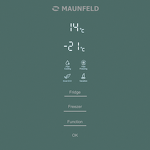 Превью картинка Холодильник с нижней морозилкой Maunfeld MFF185NFGN Matt Inverter #9