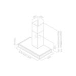 Превью картинка Т-образная вытяжка  Elica SPOT NG H6 IX/A/90 #3