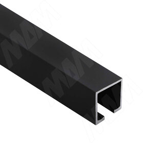 Картинка PULSE STANDART Направляющая верхняя, черный, L-2000 (K-075S2PRBL)