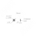 Превью картинка PULSE Датчик сенсорный беспроводной, диммируемый, накладной, цвет черный, с крепежом (SW1-RC-TS) #3