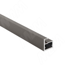 Картинка PULSE LINEA Профиль рамочный узкий, 20х22х8 мм, графит (краска), L-3000 (FP00738GP-S3)