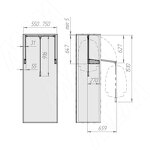 Превью картинка Ambos Пантограф 55-75 см, нагр.10 кг, серый (LIFT300-5075) #8