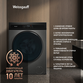 Картинка Weissgauff WMD 49411 DC Inverter Steam Grey