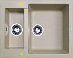 Превью картинка Гранитная мойка Zigmund & Shtain RECHTECK 600.2 Речной песок #1