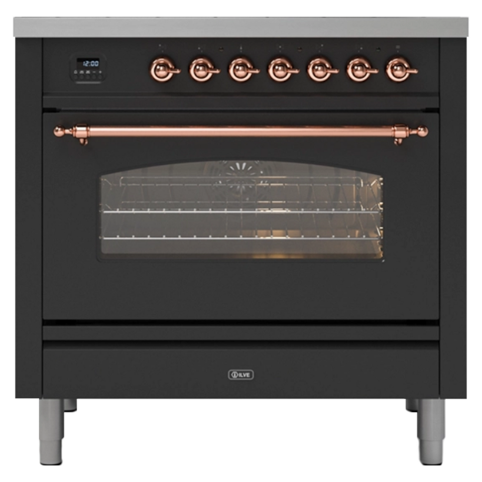 Фото Центр варочный ILVE P09INE3/MGP матовый графит (фурн. медь)