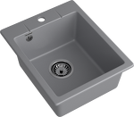 Превью картинка Кварцевая мойка GranFest GF-URBAN 240 Темно-серый #2