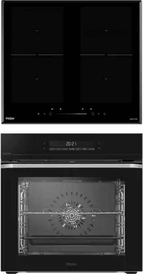 Фото Haier духовой шкаф HOQ-P16AS5GB + индукционная варочная панель HHK-Y64TJVB