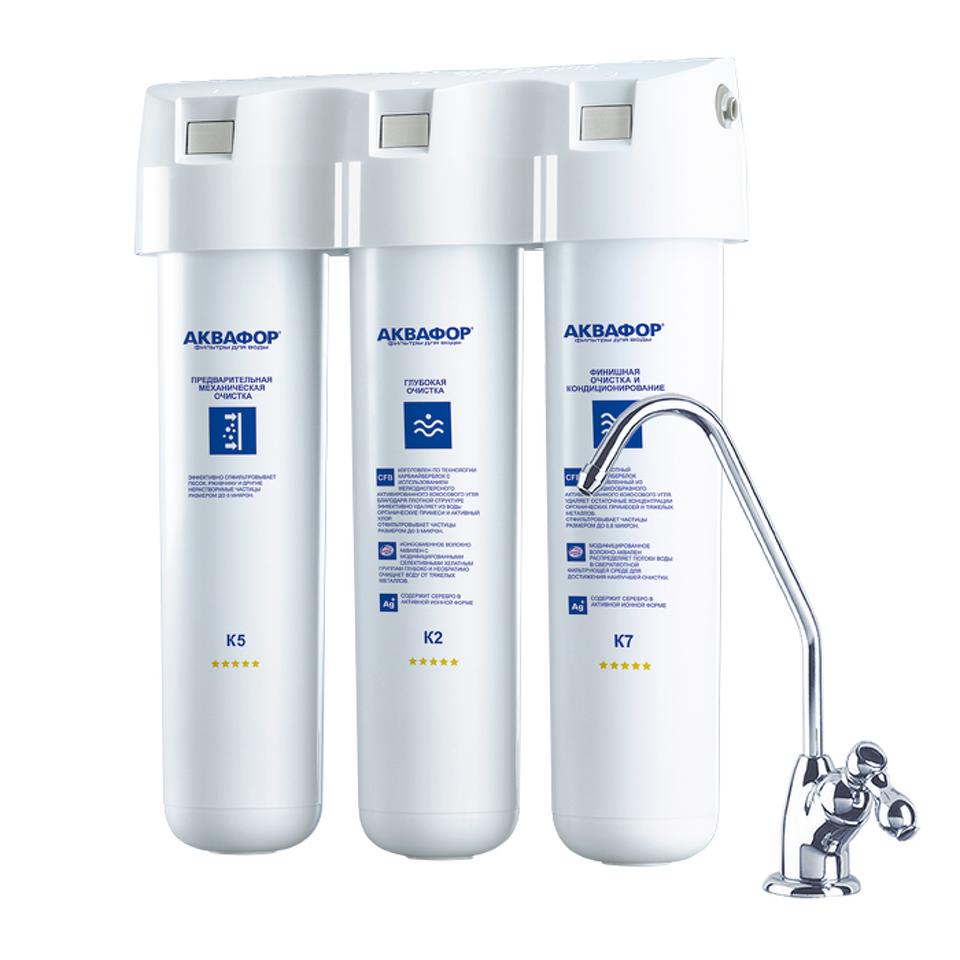 Фото Фильтр для воды Аквафор Водоочиститель модель Кристалл А