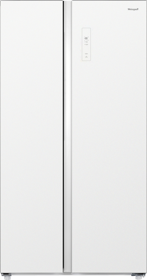 Фото  Холодильник side by side Weissgauff WSBS 550 Built-in NoFrost Inverter White Glass