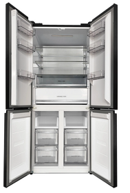 Картинка Meferi MFR70BK TOTAL NO FROST CROSS DOOR ULTRA