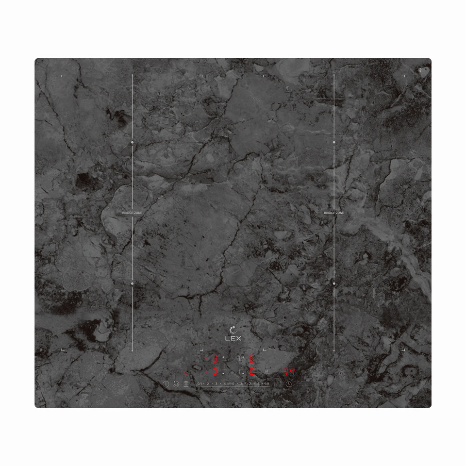 Фото Индукционная варочная панель Lex EVI 640 F I DS панель стеклокерамическая индукционная