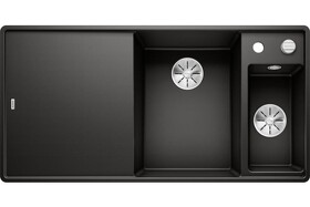 Картинка Blanсo AXIA III 6 S-F SILGRANIT черный чаша справа, доска ясень c кл.-авт. InFino