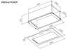 Превью картинка Полновстраиваемая вытяжка Meferi INBOX45WH POWER #2