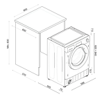 Превью картинка Машина стиральная встраиваемая Haier HWQ90B416FWB #11