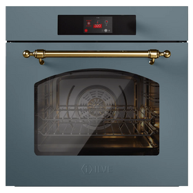 Картинка ILVE Nostalgie OV601NT3/BGG серо-голубой (фурн. латунь)
