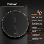 Превью картинка Холодильник с нижней морозилкой Weissgauff WRK 185 Total NoFrost Inverter Black Inox #8