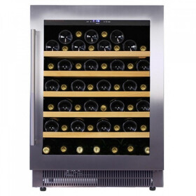 Картинка Винный холодильник (шкаф) компрессорный Dunavox 52 бут DAU-52.146SS