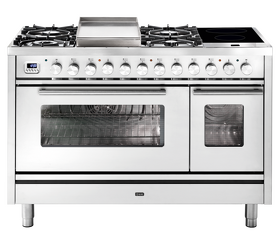 Картинка ILVE P12FIDWE3/SS нержавеющая сталь (фурн. сатинированная сталь)