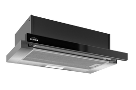 Картинка Elikor Интегра GLASS 60Н-400-В2Д нерж/стекло черное R