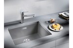 Превью картинка Гранитная мойка Blanсo SUBLINE 500-U SILGRANIT PuraDur серый беж с отв.арм. InFino #4