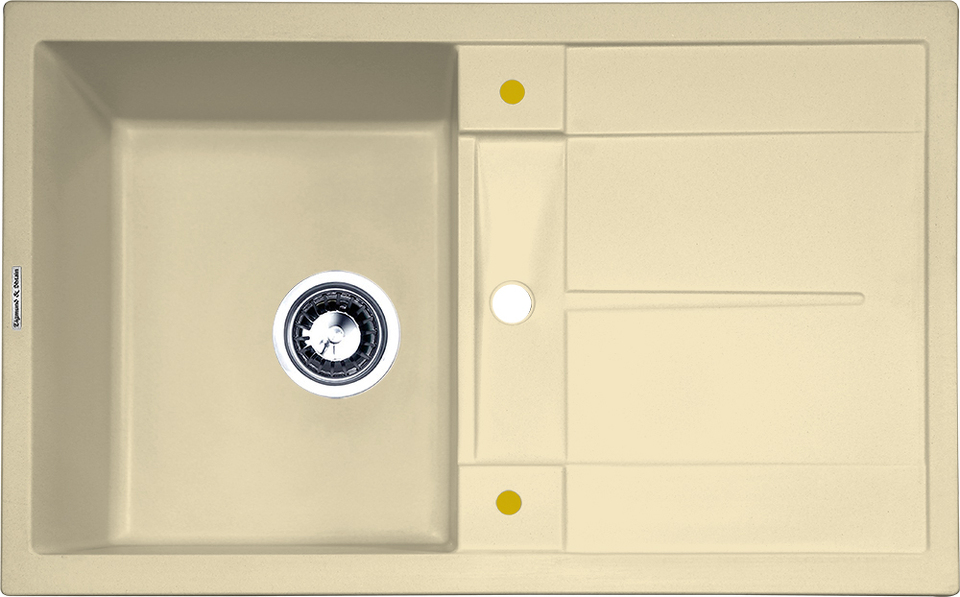 Фото Гранитная мойка Zigmund & Shtain RECHTECK 780 Молодое шампанское