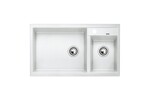 Превью картинка Гранитная мойка Blanсo METRA 9 SILGRANIT PuraDur (чаша слева) белый #1