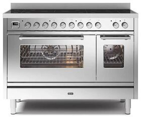 Картинка ILVE PI127WE3/SS нержавеющая сталь (фурн. сатинированная сталь)
