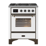 Превью картинка Центр варочный ILVE M07DNE3/WHB белый (фурн. бронза) #1