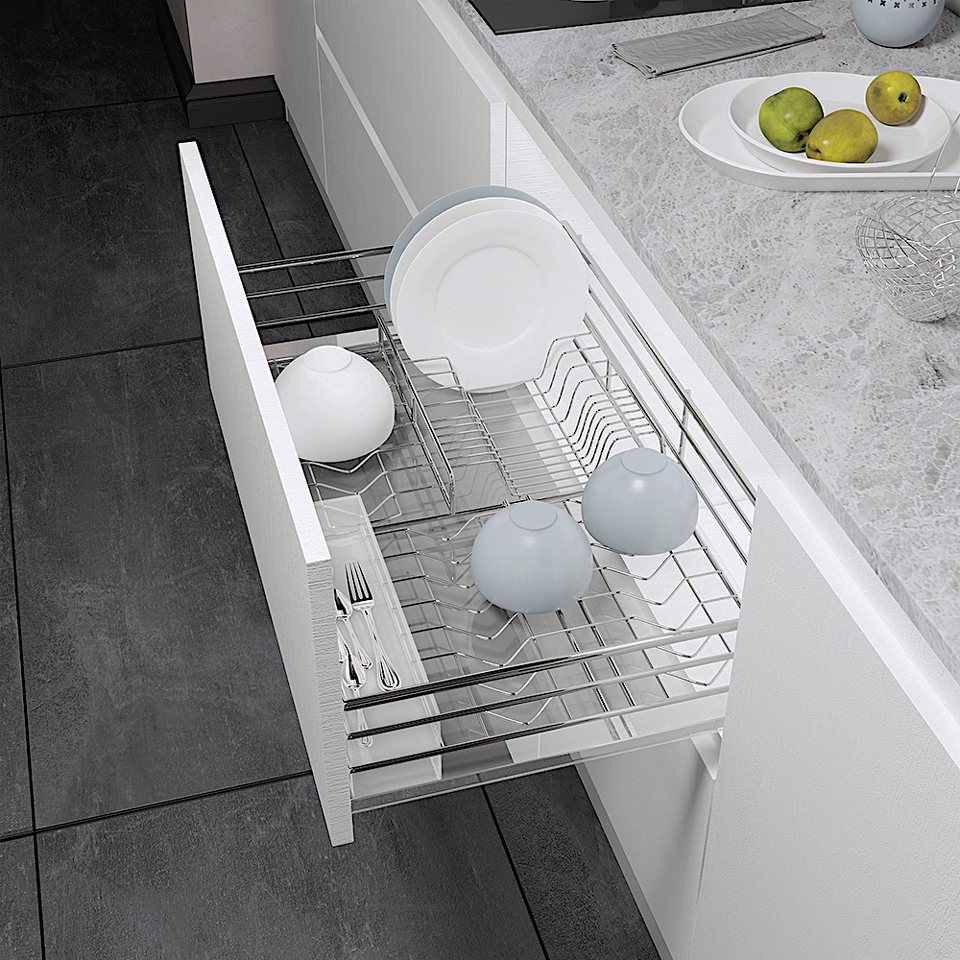 Фото Duslar Сушка MARTA, выдвижной фасад 700 мм, хром