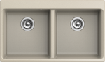 Превью картинка Кварцевая мойка Rivelato AXEL 90-2D 2-чаши 870*520мм beige scuro #1