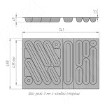 Превью картинка Gollinucci DESIGN Лоток кухонный для столовых приборов для ящика c фасадом 800 мм, цвет серый металлик (6749MT5PZ) #6