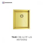 Превью картинка Металлическая мойка Omoikiri Taki 38-U/IF-LG нерж. сталь/светлое золото #3