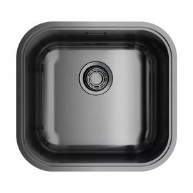 Картинка Omoikiri Omi 44-U/I-GM нерж. сталь/вороненая сталь