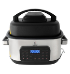 Превью картинка Мультиварка Lex LXMC 5501, мультиварка + аэрофритюрница (черная) #4